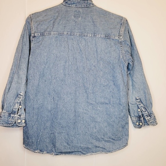 Gap kids denim button down shirt - Picture 7 of 9